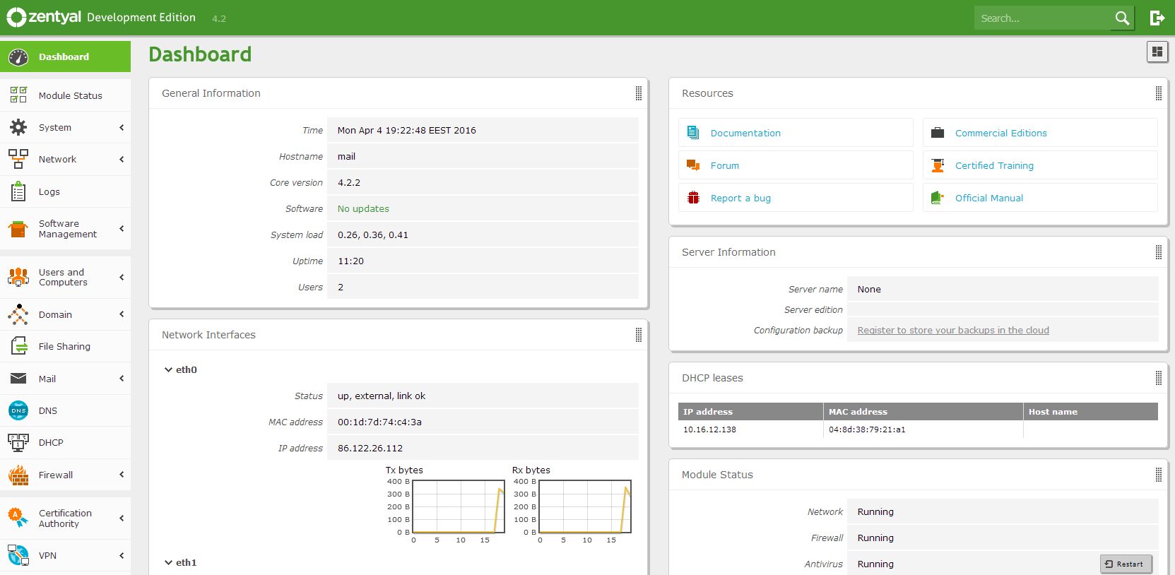 Securizeaza-ti reteau cu solutia Zentyal Network